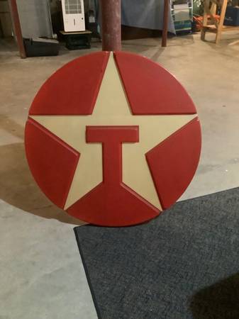 Texaco canopy Sign-Clinton Texaco 1