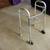 Guardian Two-Button Folding Walker with 5" Wheels 3 thumbnail