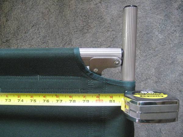Camping Cot - $60 (Waterville)63441611224835122