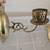 Vintage Brass Candle Wall Sconce Holders 5 thumbnail
