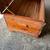 Large vintage 100% solid cedar chest with wood wheels 4 thumbnail