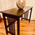 Sofa Table console entryway Modern Mackintosh solid wood espresso 6 thumbnail