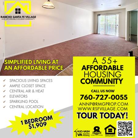 1 BDRM AVAILABLE NOW !! (Affordable, Section8 VASH) 1