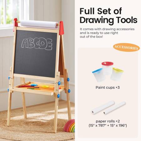 3-in-1 Art Easel for Kids For sell 1
