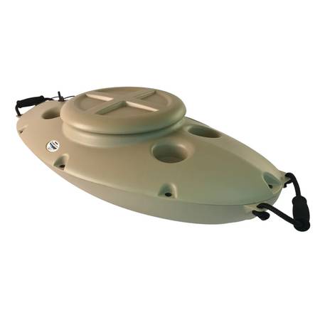 CREEKKOOLER 30 QUART floating beverage cooler kayak 1