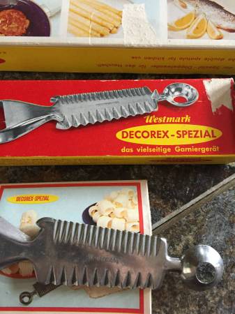 Multi-purpose garnishing tool, - Made in Germany 1
