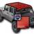 JTopsUSA Jeep Wrangler Mesh Sun Shade Top JK 4 Door 1 thumbnail