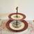 Dessert  Cake Cupcake Tiered Plates 23 Karat Gold 1 thumbnail