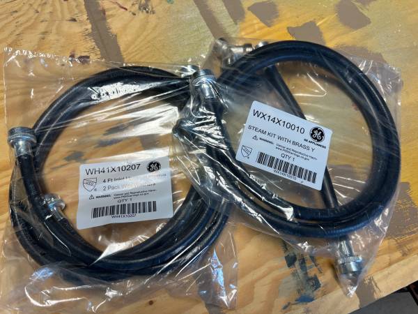 GE Washer lines and Dryer steam line 1