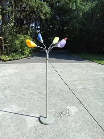 5 Light Adjustable Floor Lamp Multi-Color - $15 (Auburn)63471362690433122