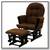 Storkcraft Hoop Glider w/Ottoman -Expresso/Chocolate 1 thumbnail