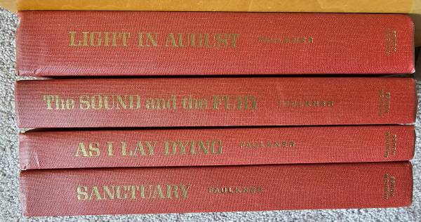 4 William Faulkner hardcovers 1
