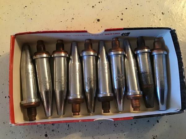 Oxweld series 1502 cutting tips 1