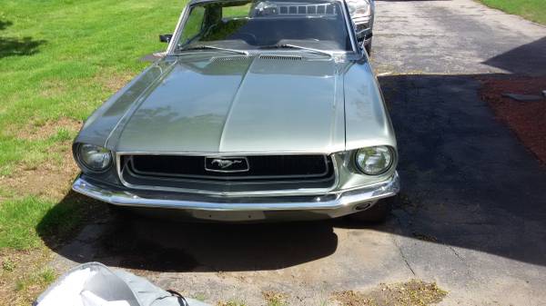 Mustang coupé 1968 - $10,500 (Walpole)63469917015169123