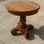 Round Wood Side Accent Pedestal Table 1 thumbnail