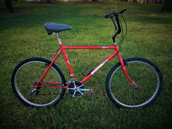 Tall Nishiki for 6' + rider sit straight 1