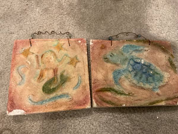 Turtle and mermaid art 1