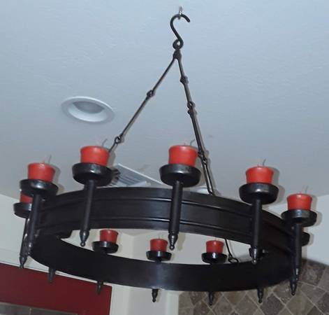 Iron Hanging Candle Piece 1