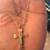 Brand New 18K Yellow Cross Necklace with Amazing Chain and Cross 12 thumbnail