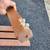set of 4 solid wood LEGS dining desk table 5 thumbnail