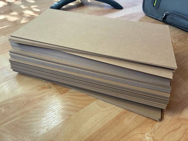 8”x16” chipboard 1