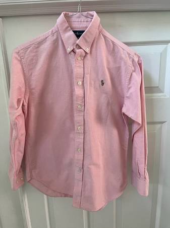 Ralph Lauren Oxford, pink, classic fit, Boys 14 - Wolf Rd/Latham 1