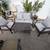 Outdoor brown wicker patio set with cushions 1 thumbnail