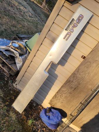 73 - 80 GMC TRUCK TAILGATE  REAR TRIM PANEL 1