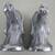 Setter/Retriever Vintage PMC Cast Aluminum Metal Bookends 9 thumbnail