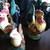 Vintage Royal Copley Porcelain Roosters and Planters 11 thumbnail