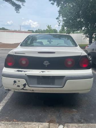 2005 Chevrolet Impala - $1,600 (Jonesboro)63621142298497124