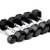 DUMBBELLS WEIGHTS CAST IRON OR RUBBER NEW 1 thumbnail
