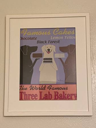 Framed Wall Art - Dogs 1