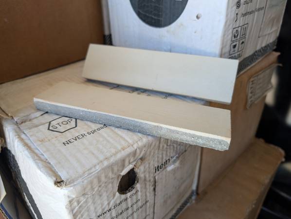 4 Boxes of White Tile - see description 1