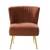 TUFTED CORAL FAN-BACK ACCENT CHAIR - ALLNEW 3 thumbnail
