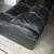 Sofa  black leather with chair ( Free) 6 thumbnail
