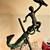 C. Jere Brutalist Art Style Bronze Boy on Anchor Sculpture - Shipping 1 thumbnail