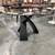 Meece Round Glass Top Solid Wood Base Dining Table 2 thumbnail