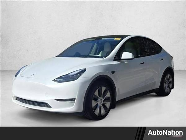 2021 Tesla Model Y Long Range AWD All Wheel Drive SUV Electric 1