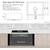 NIB Brushed MENATT 20-inch Drop in Kitchen Sink 2 thumbnail