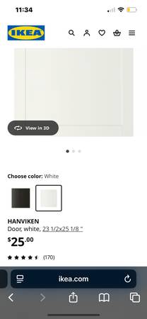 Hanviken door for IKEA Besta (23.5x25.125”) 1