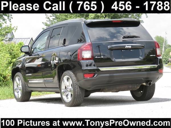 2015 JEEP COMPASS LIMITED 4X4 ~~~ 83,000 Miles ~~~ WARRANTY ~~ FINANCE - $10,995 (Kokomo)63654696180481124
