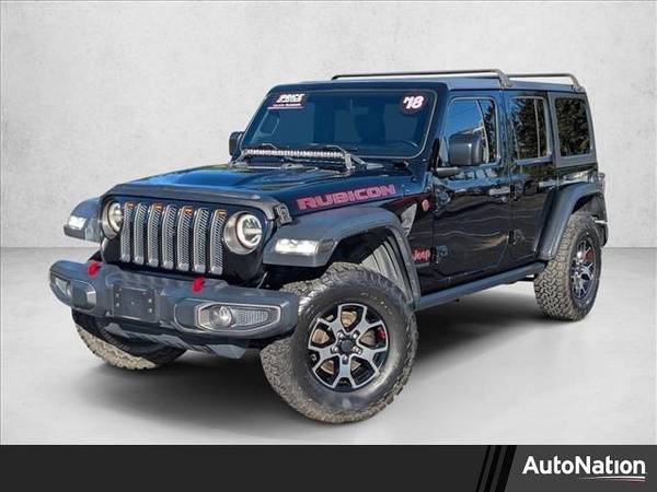 2018 Jeep Wrangler Unlimited Rubicon 4x4 4WD SUV 1