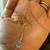 Brand New 14K White Gold Necklace with Natural Blue Topaz Stones 19 thumbnail
