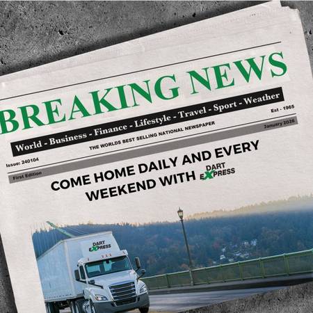 Local CDL A Driver💰$2K to 4K Sign-on + Off Weekends Guaranteed🏡 1