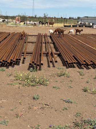 ( Pipe Posts) 2 3/8” Structural Pipe  and Sucker Rods 1