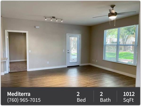 $2,445 / 2br - 1012ft2 - Zoom on over for a look at our great 2 bed, 2 bath! 1012 Sq Ft! (La Quinta)63953072631811120