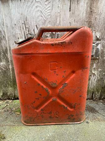 Vintage USA Made 5 gal Steel Gerry Can 1