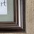SILVER & BLACK textured 16" x 20" Picture Frame 9 thumbnail