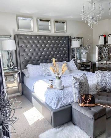 Brand New Bed With 6ft Diamond Headboard Available in King and Queen 1